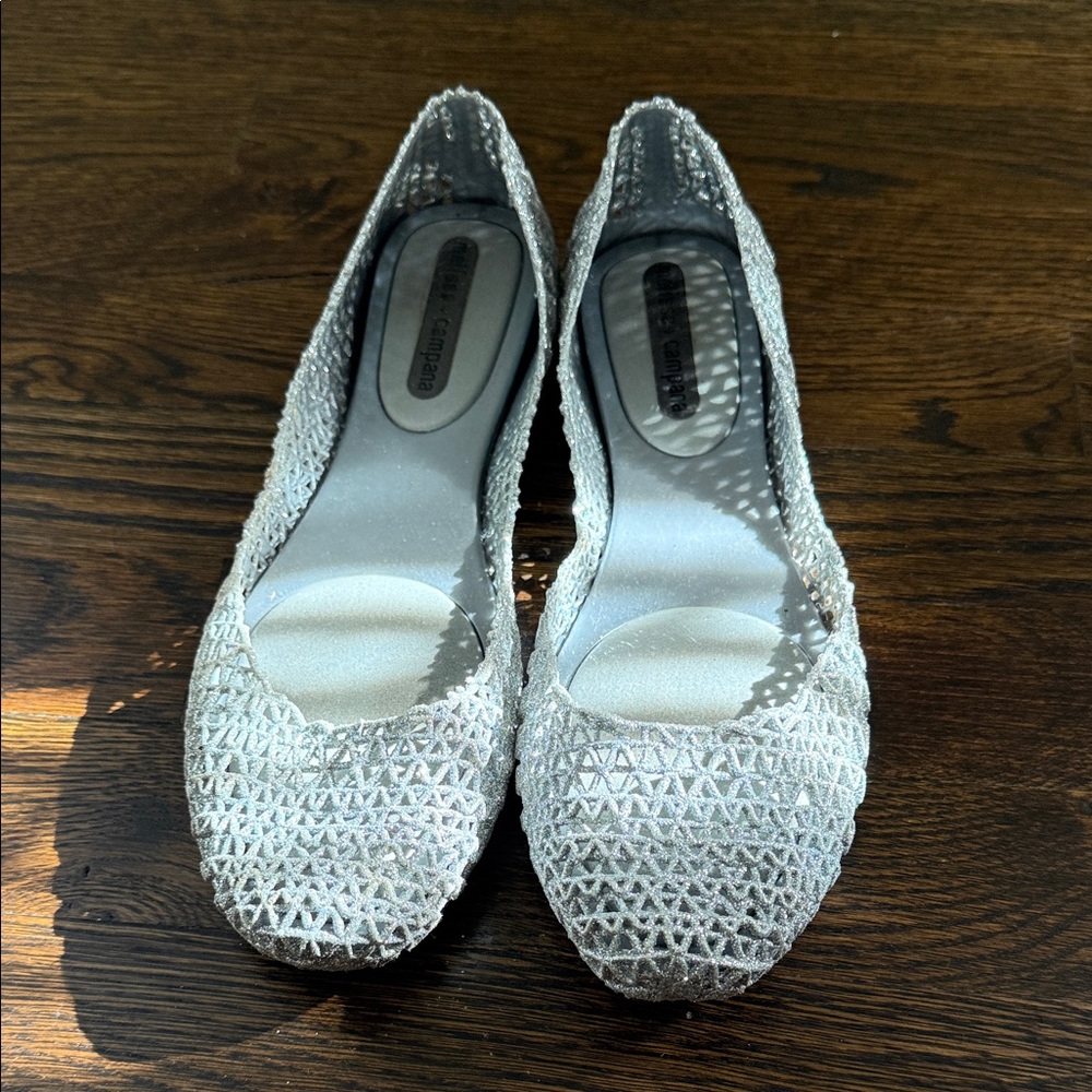 Chic Silver Women's Flats